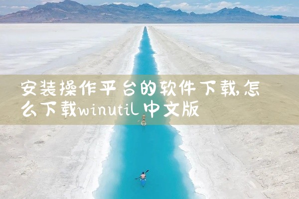 安装操作平台的软件下载