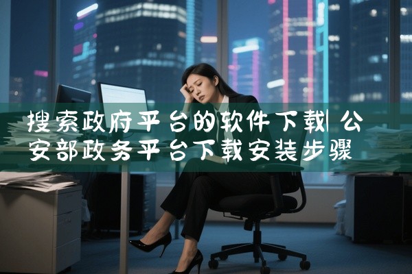 搜索政府平台的软件下载