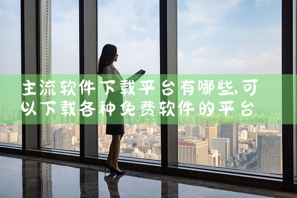 主流软件下载平台有哪些