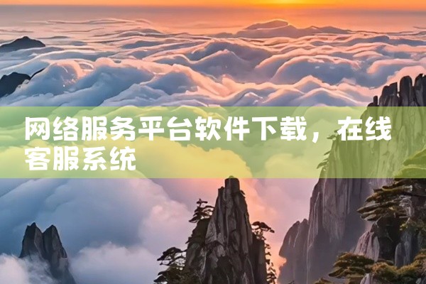 网络服务平台软件下载