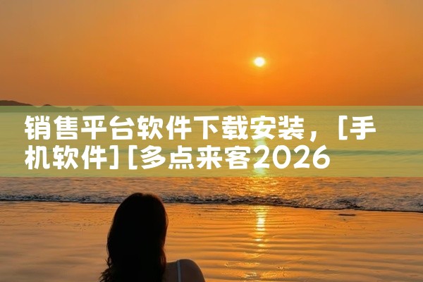 销售平台软件下载安装