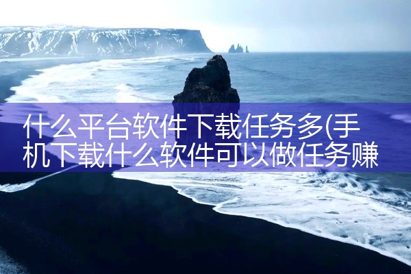 什么平台软件下载任务多